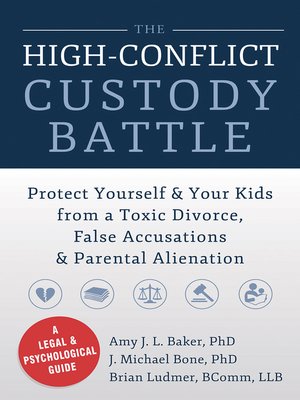 cover image of The High-Conflict Custody Battle